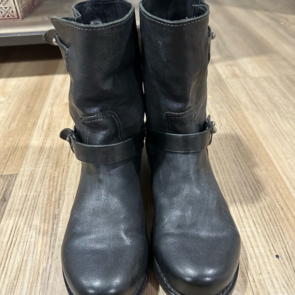 Rag & Bone leather moto boots good condition size 7.5 - Picture 4 of 8
